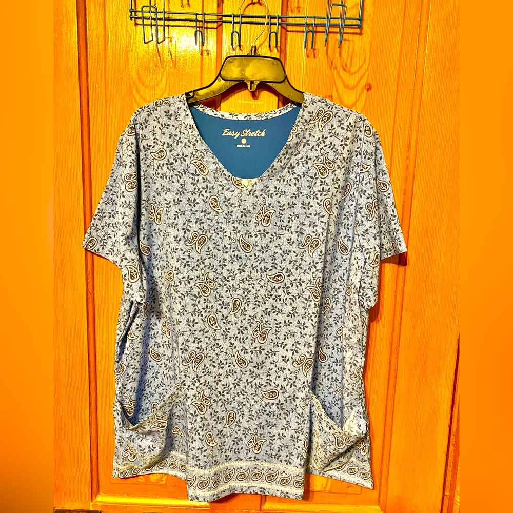 Women’s XL Easy Stretch Scrub Top